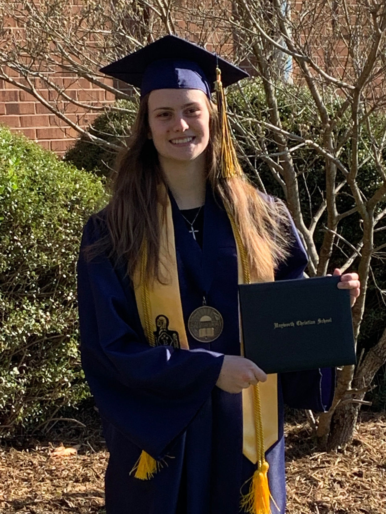 Emily Matherlee, Hayworth Christian School salutatorian